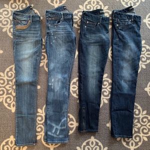 4 Pairs of Express Stella Jeans Size 2